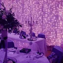 home delight 42 LEDs 12 m Pink Steady String Rice Lights image 4