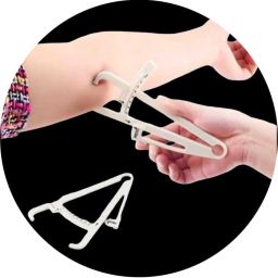 FlyTouch Body Fat Clamp Fat Forceps Skinfold Thickness Measurement Body Fat Caliper C Body Fat Analyzer-image-54
