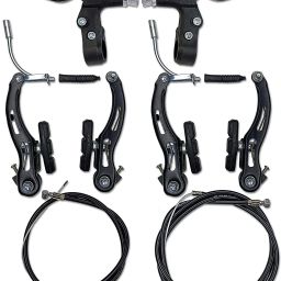 BICYCLE POWER BREAK+LEVER+WIRE SET For Front & Back Bicycle Brake Disk-13