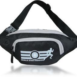 Worldstar Waist Bag Style Travel Pouch Passport Holder with Adjustable Strap [black ] Handy Hiking Zip Pouch Document Money Phone Belt Sport Bag-image-46