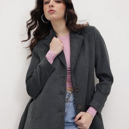 roadster Polyester Coat For Women-picture-3