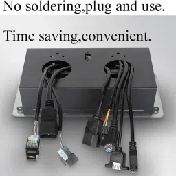 Morwater 10 Module Hydraulic Conference Table Connectivity and Pop Up Box Cable Cubby Multipurpose Controller image 3