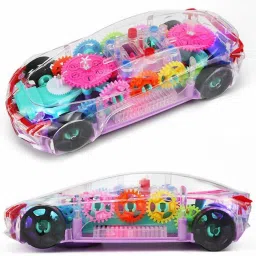 Babies musical car transparent design toy-image-43
