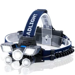 11000 Lumen USB Rechargeable Headlamps Waterproof Work Light, 9 Modes Head Lamp LED Headlamp-image-8
