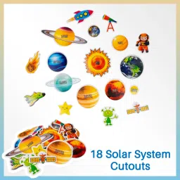 clever kids EDUCATIONAL SOLAR SYSTEM ACTIVITY MAT WITH AN INFORMATION GUIDE BOOKLET AND EVA CUTOUTS FOR KIDS A PERFECT KIT TO LEARN ABOUT SPACE image 3