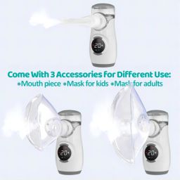 B-Arm Digital Rechargeable Nebulization Machine- 2 Timer Modes | Child And Adult Mesh Nebulizer image 3