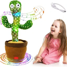 Best Quality Rechargeable Battery Dancing Cactus Talking Toy, Wriggle & Singing-11