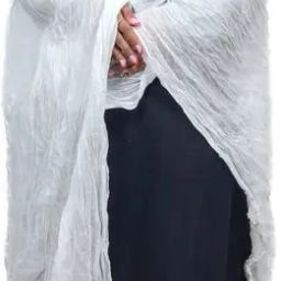 Pure Cotton Solid White Women Dupatta-image-50