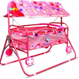 Foldable Baby Cradle Jhula Palna For New Born Baby-image-44
