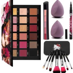 Beauty Makeup Combo of 7 Pcs Makeup Brush and 1 Pcs Liquid Eyeliner-image-6