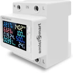 WIFI 8 in 1 Digital Energy Meter with Over/Under Voltage Protector-0