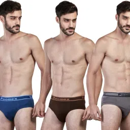 Pack of 3 Solid Men Brief-26