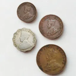 George V Rare Set British India Very Fine Condition, Best for Students Medieval Coin Collection-19