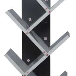 ne furniture 7_Tier_Bookrack Engineered Wood Open Book Shelf image 3