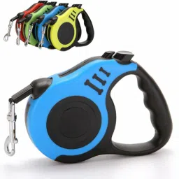 Dog Leash Automatic Flexible Dog Puppy Cat Traction Rope Belt Upto 15 kg Pet 15 cm Dog Cord Leash-18