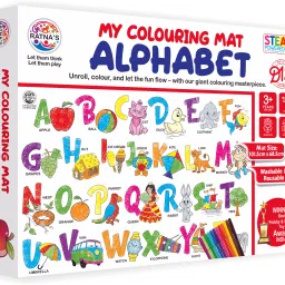 My Colouring Mat Alphabet. Jumbo Colour and wipe mat for kids-image-3
