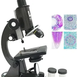 Compound Student Microscope With 10X & 45X Objective and 10X & 15X EYEPIECE-image-90