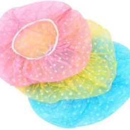 3 Pes Packing Set Premium & High Quality Reusable & Waterproof Printed Bathroom Shower Cap With Elastic Band for Woman & Girl (pack of 3) (MultiPrint)-image-37