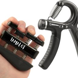 Fitness Combo (Pack of 2) Adjustable Counter Hand Grip With Finger Exercisers Fitness Accessory Kit Kit-image-3
