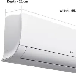 lg 2 Ton 3 Star Split Inverter AC with Wi-fi Connect- White image 5