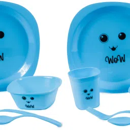 Pack of 10 Plastic Dinner Set-image-10