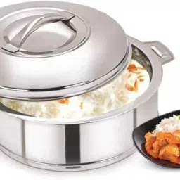 Stainless Steel Casserole Double Wall Insulated Hot Pot with Lid 2.5 liter Cook and Serve Casserole Set-image-59
