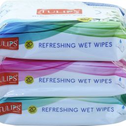 Refreshing Wet Wipes with 3 Different Fragrance - Pack of 20 Wipes Each (Japanese Cherry, Magnolia & Summer Fresh)-image-34