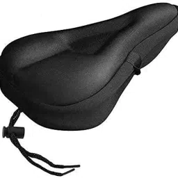100% GEL Bicycle Saddle Seat & Cycling Cushion Pad Bicycle Seat Cover Saddle Cover Free Size-12
