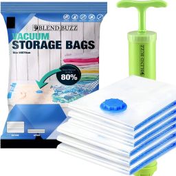 Reusable Vacuum Storage Bags for Clothes – Compression Storage Organizer Travel Storage Vacuum Bags-image-84