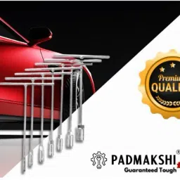 padmakshi 7PC T Handle Set 7PC T Handle Set (Sizes-7mm,8mm,10mm,11mm,12mm,13mm,14mm) Single Sided T Type Wrench image 4