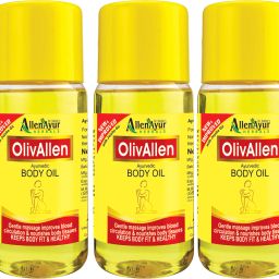OlivAllen Ayurvedic Body Oil (200ml X 3) 600ml-image-10