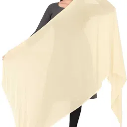 Chiffon Solid White Women Dupatta-image-39