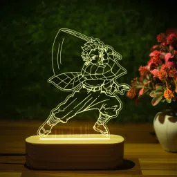 3D Illusion Demon Slayer KamadoTanjiro554 Table Lamp Home Room Decor Night Lamp Table Lamp-18
