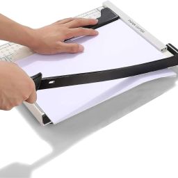 Paper Cutter A4 Heavy Duty Professional Paper Trimmer, Guillotine Craft Machine Plastic Grip Guillotine Paper Cutter-picture-40
