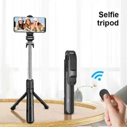 SANNO WORLD Portable And Adjustable XT-02 Selfie Stick Tripod, Tripod Kit, Monopod, Monopod Kit, Tripod Ball Head, Tripod Bracket, Tripod Clamp image 2