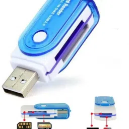 TECHGEAR USB 2.0 4 in 1 Memory Card Reader Card Reader image 4