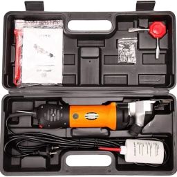 Sheep hair cutting machine with 1 extra Blade, 6 Speed control Red Yellow Pet Hair Trimmer-12