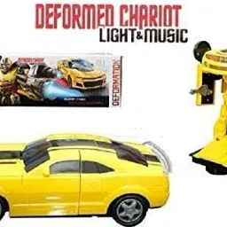 risekart Transform Robot Racing Car 2 in 1 Toy with Lights & Music, Battery Operated image 3