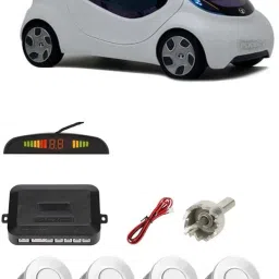 AB538 Silver Car Reverse Parking Sensor with LED Display 4 Sensor A538 Parking Sensor-image-13