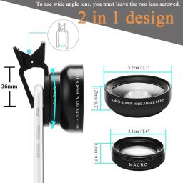 Wifton Wide-angle Lens Two-in-one 0.45X Wide-angle Macro-V8 Mobile Phone Lens image 2