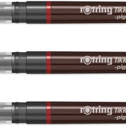 Tikky Graphic 0.5mm Pigment Liner | Black Pigmented Ink | Fibre Tip Fineliner Pen-image-2