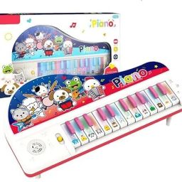 2 Mode Funny Animal Sound Piano Toy - Children's Mini Piano Keyboard-image-46