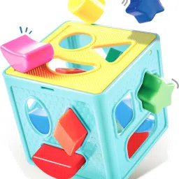 Shape Sorter Cube for Kids| Sorting & Stacking Toys for Toddlers| Best Baby Gift-19