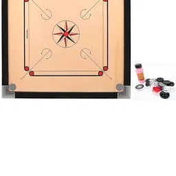 BEAST QUALITY 32 Inch Carrom Board With 24 Coin,1 Striker, 1 Powder 1.5 Inches 82 cm Carrom Board-image-47
