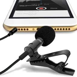 BEST PRICE Dynamic Lapel Collar Mic Voice Recording Lavalier for Singing YouTube Microphone-18