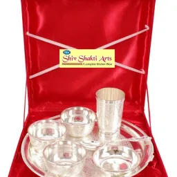 Pack of 6 Brass Dinner Set-10