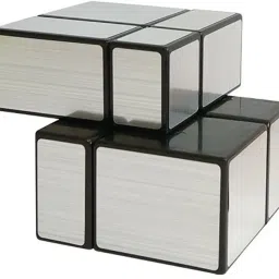 QiYi 2x2x2 Silver Mirror High Speed Cube (2x2 Mirror Silver Cube) Magic Cube-image-11