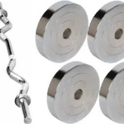 12 kg 12KG Home Gym Set With 4 Ft Curl Bar Rod Gym Home Gym Combo-image-19