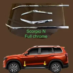 carxtreme Scorpio N 2022 Side Beading Chrome Car Beading Roll For Door image 4