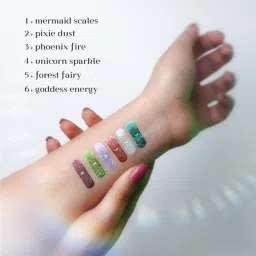 bellavita Fantasy Beams Holographic Eyeliner | Multi-Chrome Magic | Smudge-Proof Color 1 ml image 4